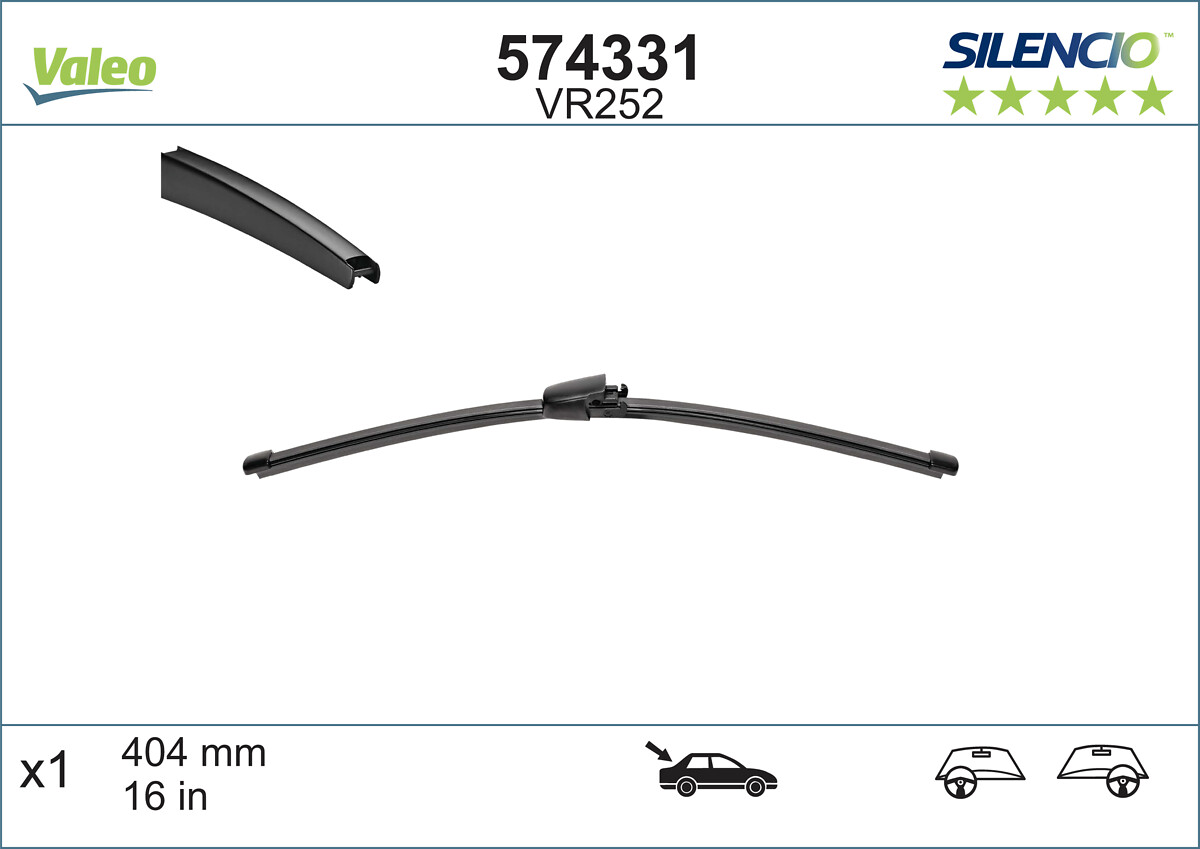 Lamela stergator 574331 VALEO